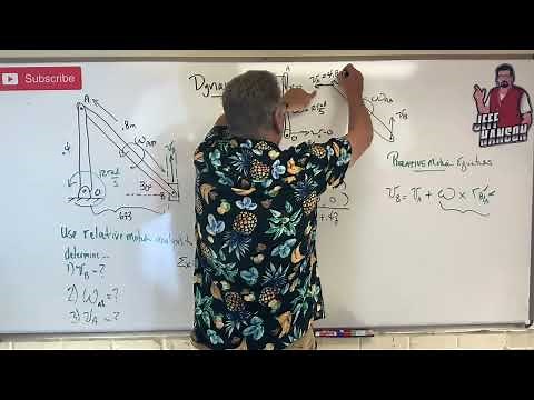Dynamics: Lesson 29 - Relative Motion Analysis of a Linkage
