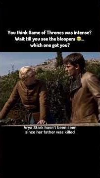 You think Game of Thrones was intense? Wait till you see the bloopers 😭… which one got you?
