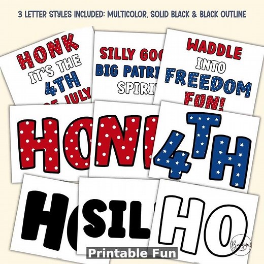 July 4th Classroom Board Kit DIY | Silly Goose Decor