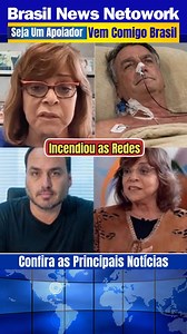 Gloria Perez manda mensagem de apoio a Carlos Bolsonaro e incendeia as redes sociais.... Ver mais | Brasil News Network TV