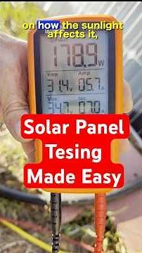 This $30 Tool Tests Solar Panels Instantly