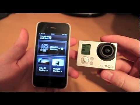 GoPro Hero 3 Wifi connectivity with an iPhone - Setup demo