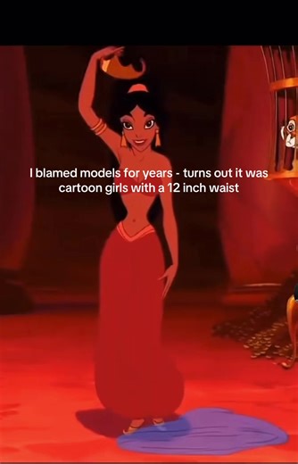 Disney been setting unrealistic body standards since the 1980’s #disney #fyppppppppppppppppppppppp