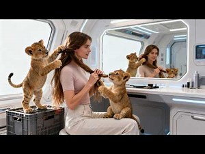 She Tried to Tie Her Hair — Cubs Formed a Grooming Committee and Tried Styling It Themselves | HFY