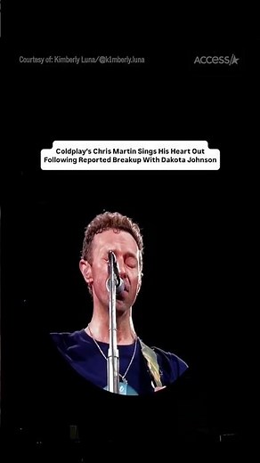Coldplay’s Chris Martin Sings His Heart Out Following Reported Breakup With Dakota Johnson