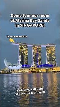 Tour our room at Marina Bay Sands in SINGAPORE!