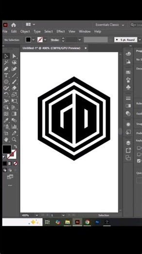 3D GD LOGO IN ADOBE ILLUSTRATOR.#tipsforgraphicdesigner #GDlogo#adobephotoshop#internationaldesigner