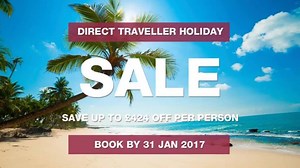 8.3K views · 24 reactions | Direct Traveller holiday is sale now on. Save up to £424 per person with our free evening meals, free room upgrades, free child places, free car hire, & a bonus £60 discount for booking by 31 January >> https://www.directtraveller.com | Direct Traveller | Facebook