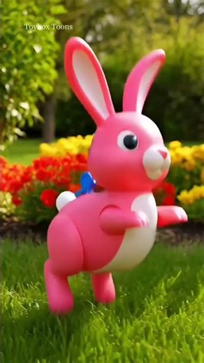 Rabbit Garden Toy Play 🐰🥕 | Bunny Fun#toyplay #bunnytoys #cutetoys #reelsviral #kidsfun