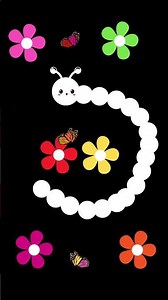 Baby Bear | Colorful Caterpillar | Calming Visuals #sensoryvideo #cute