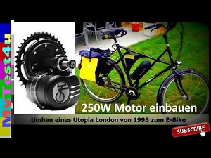 DIY E-Bike +++ Motor installation step by step
