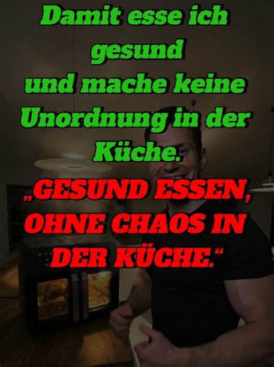 Mit diesem Ofen esse ich gesünder und habe jederzeit frisches Essen – ohne Chaos in der Küche. Das Fleisch kommt raus wie vom Holzkohlegrill: saftig, gut gebräunt und perfekt gegart. Saubere Zubereitung, ohne Fett, ohne Spritzer. Einfach einschalten, laufen lassen und fertig. 23L XXL Heißluftfritteuse mit Doppeltür und Sichtfenster – Smart Elektro-Ofen Dewelling Heißluftfritteuse mit 23L Kapazität, 2200W Leistung und DualZone-Funktion. 15 Programme, 360° Rotisserie für Grill-Ergebnisse wie vom K