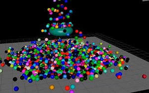 粒子颜色属性nparticle-maya