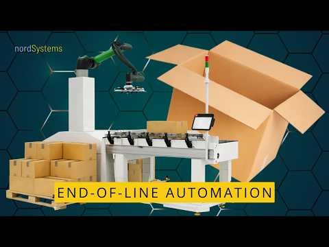 End-of-Line Automation for Manufacturing - From Box to Pallet