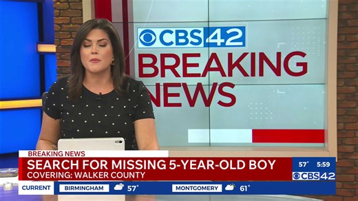 Search continuing for missing 5-year-old in Walker County