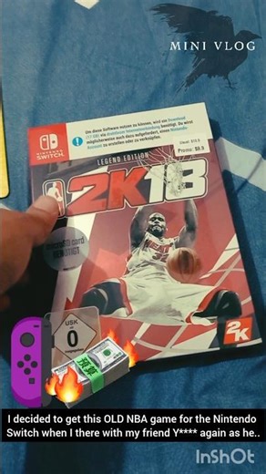 [NS#50] SHAQ ATTACK❗️I HIT my Nintendo Switch games collection MILESTONE🔥 #nba #nintendo #shorts