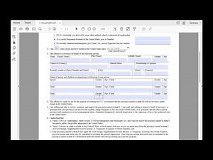 I-134 Affidavit of Support (Joint Sponsor) K-1 Visa