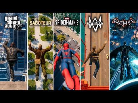 Jumping From the Highest Points in 25 Different Games