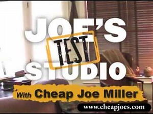 Tour of "Cheap" Joe Miller's Studio
