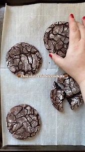 all I want for christmas is an endless batch of these chocolate crinkle cookies 🤎 recipe by @cloudykitchen 🍪 #chocolatecrinklecookies #christmascookies #crinklecookies | Beccasgreatbakes