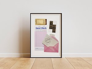 Pink Collage Keepsakes Print for Rooms | DIY Trendy Chic Decor for Apartment Dorm - Etsy