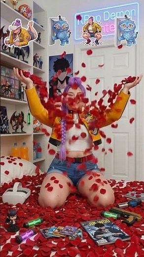 Chubby Rumi wasn't playing on a gaming console #kpopdemonhunters