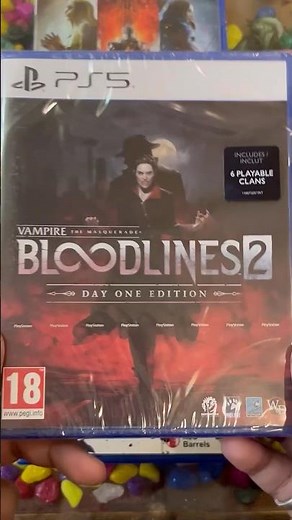 Vampire Masquerade Bloodlines 2 Game Unboxing For Playstation 5 #vampirethemasquerade #gamingshorts