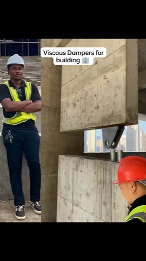 2.6K views | Viscous Dampers, also known as SEISMIC or FLUID VISCOUS DAMPERS,are hydraulic devices used in buildings to dissipate energy from seismic events, wind, and thermal motion, enhancing structural stability and reducing damage. #foryoupage #construction #building #reels #trending #technology #engineering | Okubanjo taiwo - Backup page | Facebook