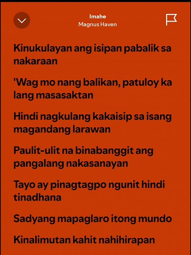 Imahe Full Song Lyrics - Magnus Haven Karaoke