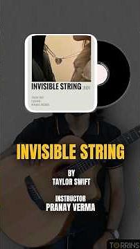 Learn Invisible Strings by Taylor Swift - Guitar Lesson Preview