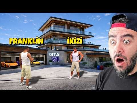 FRANKLININ IKIZI GELDI GTA 6 EVI YAPTI - GTA 5 MODS