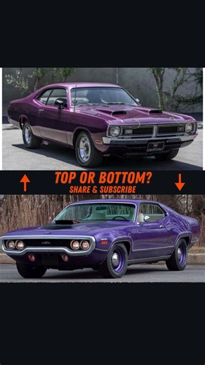 TOP or BOTTOM - Battle of the Dodge Dart vs Plymouth GTX