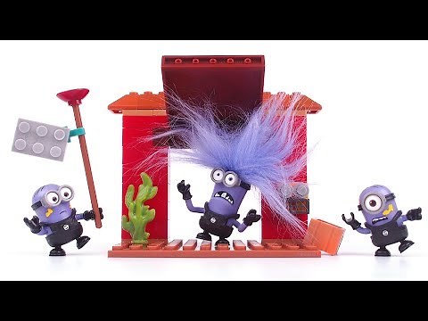 Minions Fortress Break-In by Mega Construx Despicable Me - Unboxing & Magic Speed build