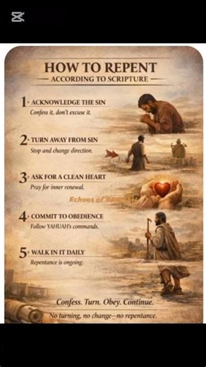 *“HOW TO REPENT — ACCORDING TO SCRIPTURE.”#spirituality #faithinjesus #bibleverse #biblicalteaching
