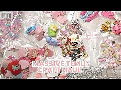 Massive Temu Craft Haul + Surprise Find You Won’t Believe! 😍✨