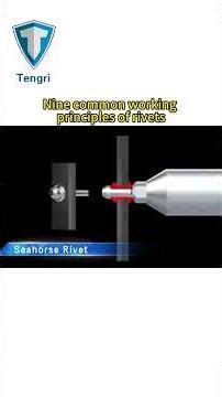 Nine common working principles of rivets #rivets #science