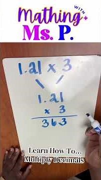 Learn How to Multiply Decimals