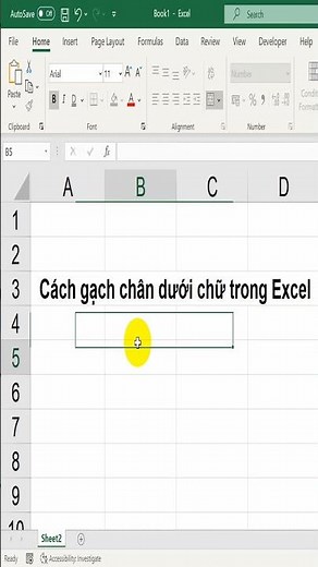 How to underline text in Excel #shorts #viral #exceltips