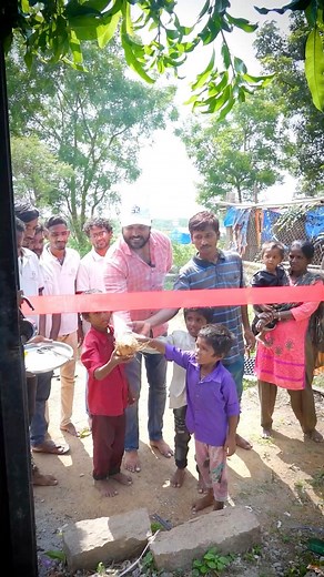 14K views · 1K reactions | This Homeless Family now got a HOME to Stay and JOB for their Survival. Whenever someone is in need of a Helping Hand, help them. Don’t leave them. #help #family #happy #kids #seva #humanity #insaniyat #house #home #sweethome #housewarming #inauguration | Goutham Kumar | Facebook