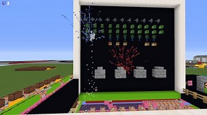 Space invader on Minecraft Minecraft Map