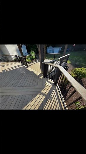 Timbertech Reserve Reclaimed Chestnut Composite Deck w/ Trex Signature railing