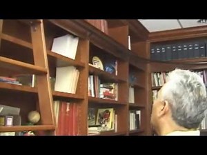 Wood Library Ladder Installation