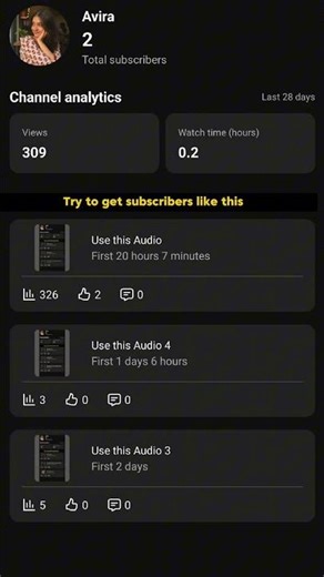 Try To Get Subscribers Like this