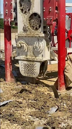 Wick Drain Installation #wickdrain #soilstabilization