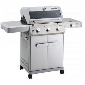 Reviews for Monument Grills Mesa 3-Burner Propane Gas Grill in Stainless Steel with Clear View Lid and LED Controls | Pg 1 - The Home Depot