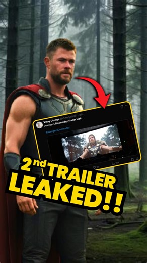 Avengers Doomsday 2nd Teaser Leaked! #avengersdoomsday #doomsday #thor