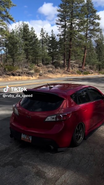 Clips from my 14 hour road trip in the mazda #fyp #baggedmazda3 #carsoftiktok #racecar #carscene #roadtrip
