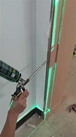 Correct process for installing a wooden door. Customers said it's impressive
