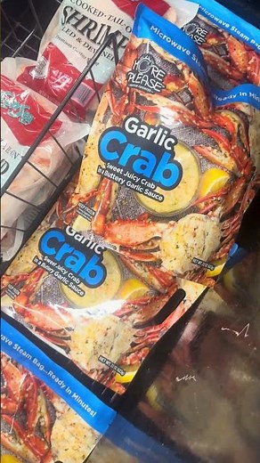Have y’all tried these Garlic Crabs from Winn Dixie?