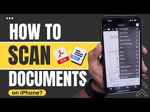 How I SCAN Documents EASILY on iPhone and iPad?